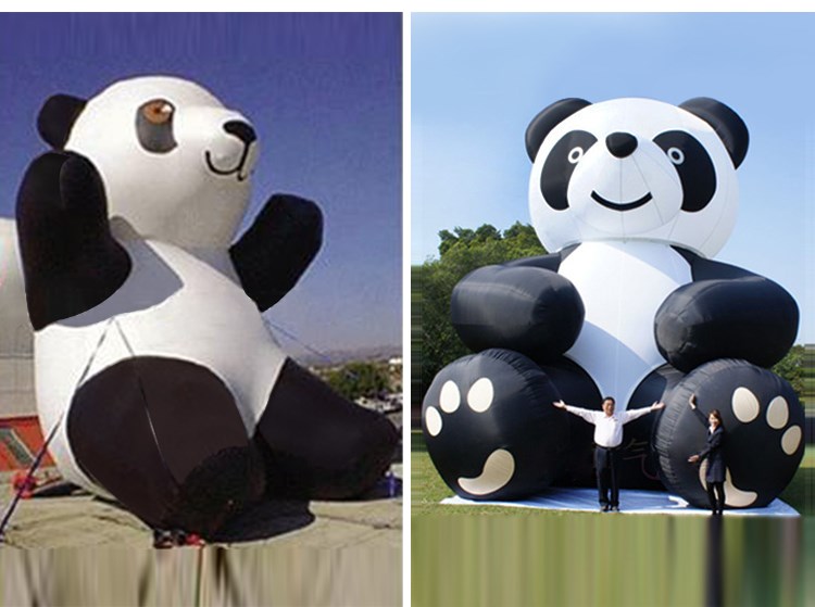 平坝充气熊猫展示